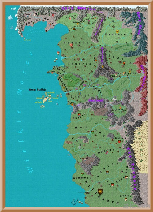 巫师系列世界地图1