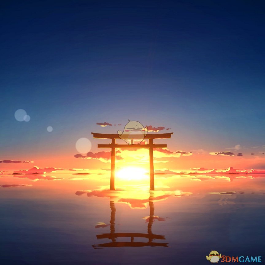 wallpaperengine鸟居日升唯美动态壁纸