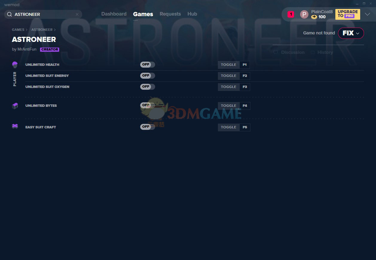 《异星探险家》v1.13.129.0五项修改器[MrAntiFun][Steam]