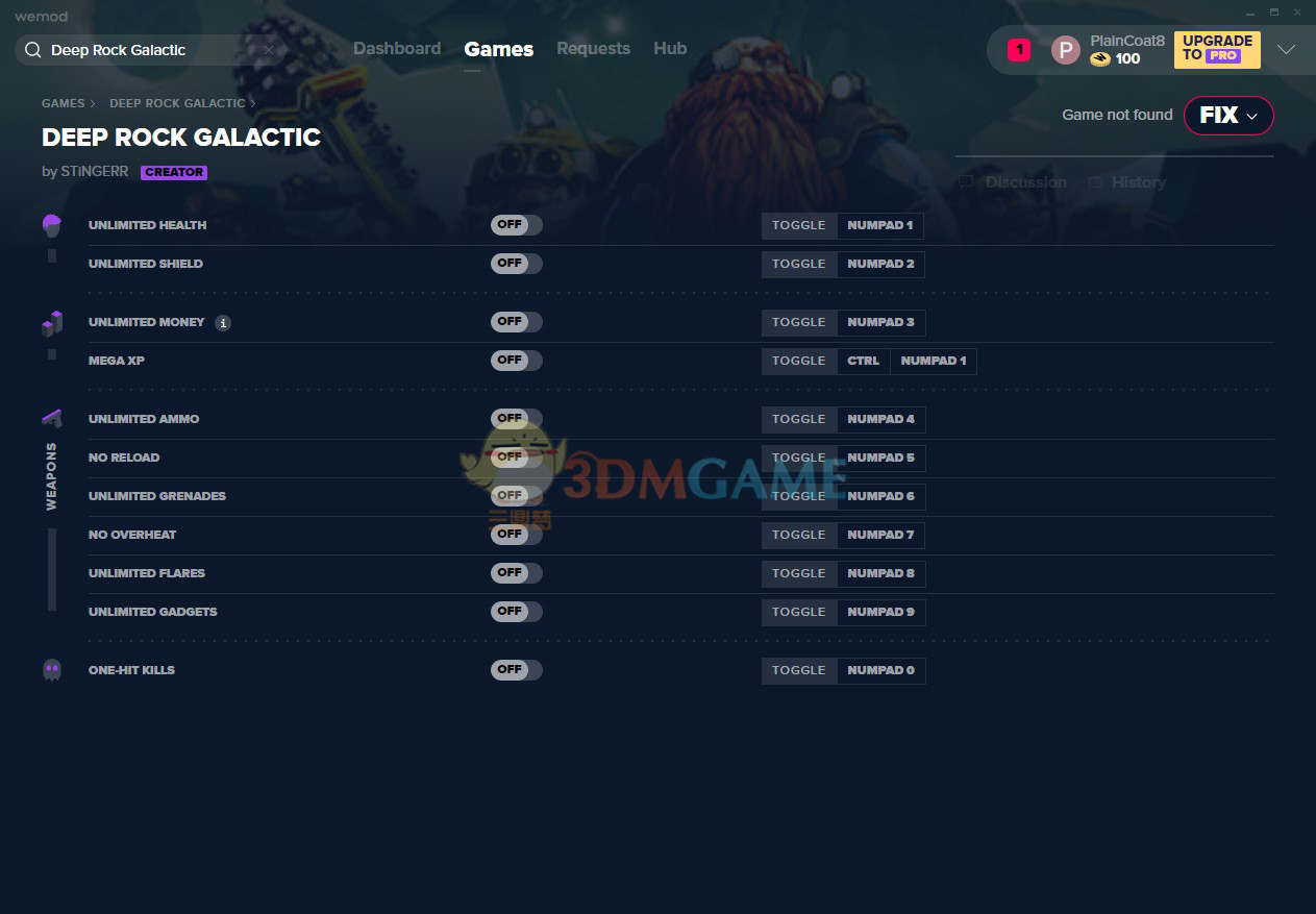 《深岩银河》v2020.08.14十一项修改器[MrAntiFun]
