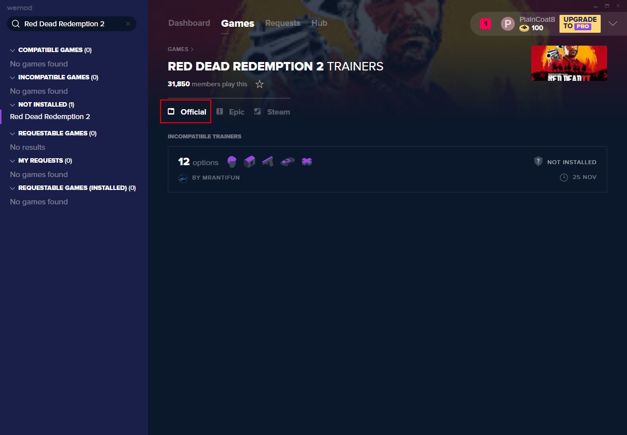 《荒野大镖客2》v1311.12十二项修改器[MrAntiFun][R星]