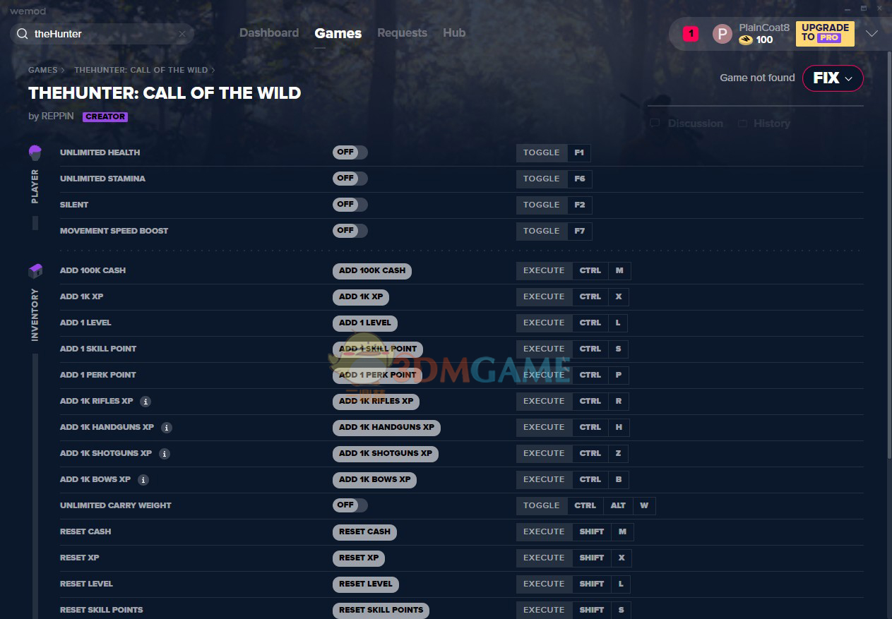 《猎人：荒野的呼唤》Build1867324二十六项修改器[REPPIN]
