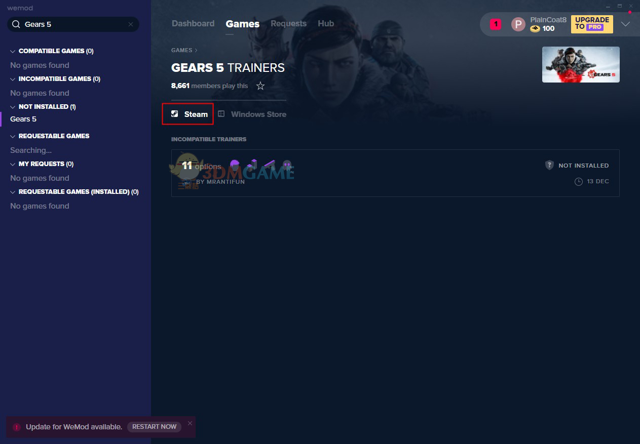 《战争机器5》v2020.08.09十一项修改器[MrAntiFun][Steam]