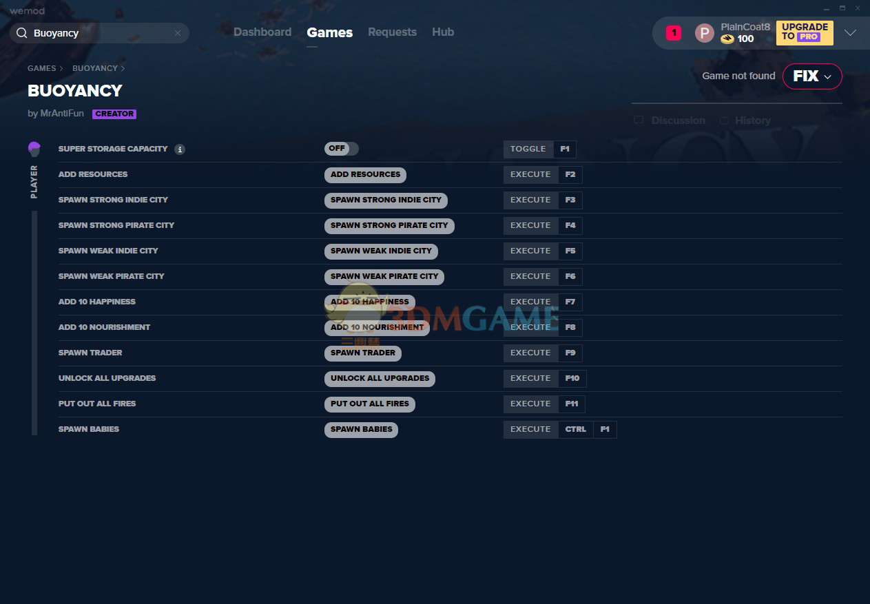 《浮力》v3.0.0701十二项修改器[MrAntiFun]
