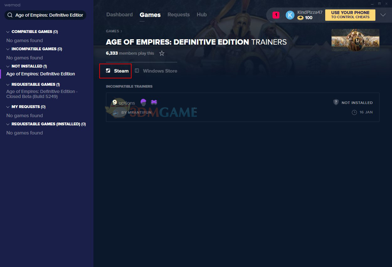 《帝国时代：决定版》v2020.08.11九项修改器[MrAntiFun][Steam]