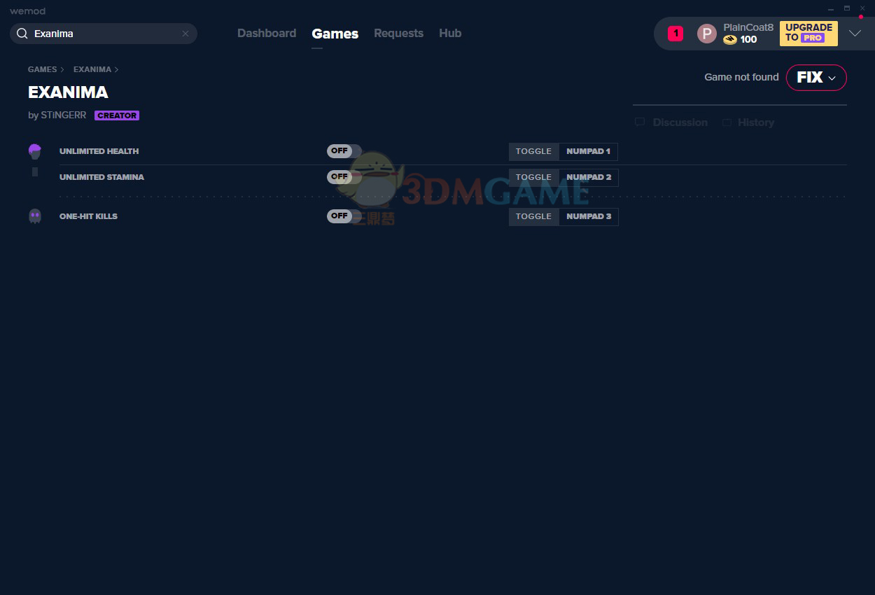 《Exanima》v0.9三项修改器[MrAntiFun]