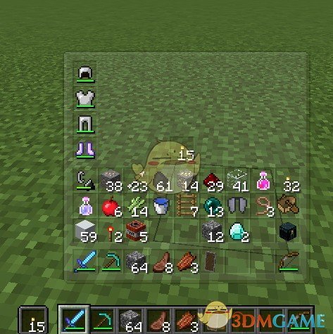 《我的世界》背包仓库界面透明化MOD