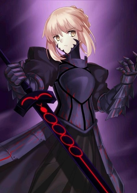 《我的世界》黑化Saber皮肤MOD