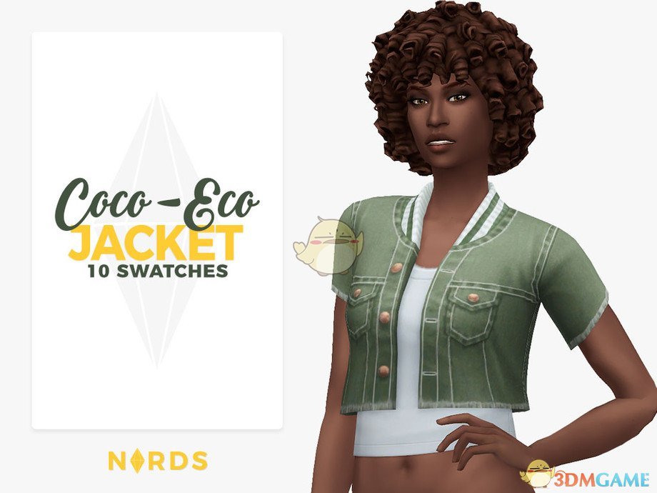 《模拟人生4》女性帅气的夹克MOD