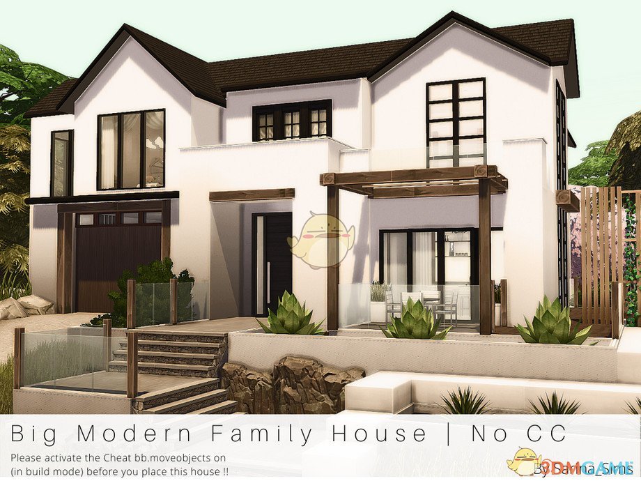 《模拟人生4》舒适现代双层住宅MOD