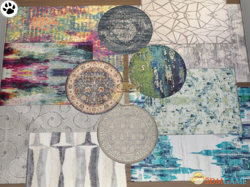 《模拟人生4》多种形状地毯MOD