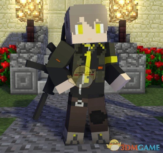 《我的世界》少女前线UMP-40皮肤MOD