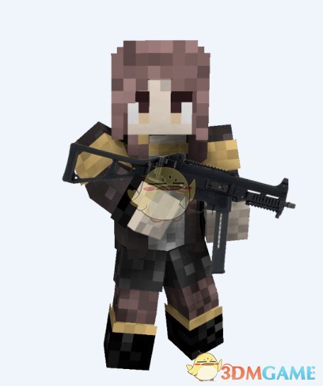 《我的世界》少女前线UMP45皮肤MOD