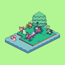 《Wallpaper Engine》宝可梦绿宝石110号道路像素风迷你场景动态壁纸