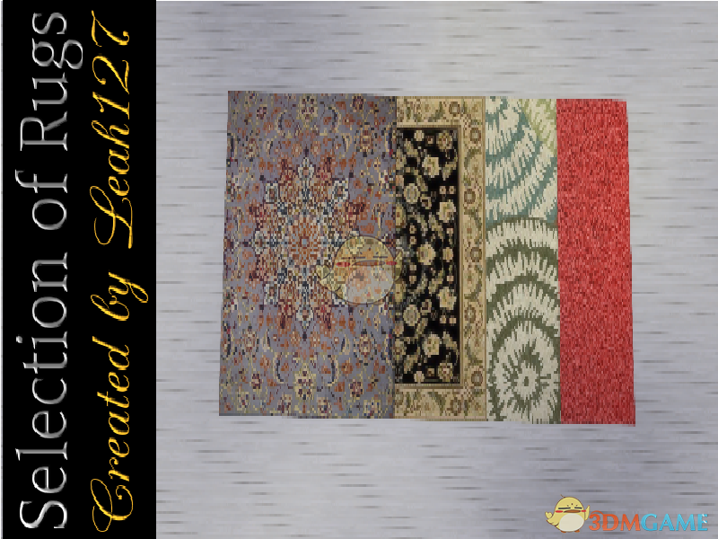 《模拟人生4》多款精致地毯MOD