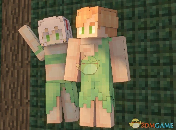 《我的世界》一对粽子皮肤MOD