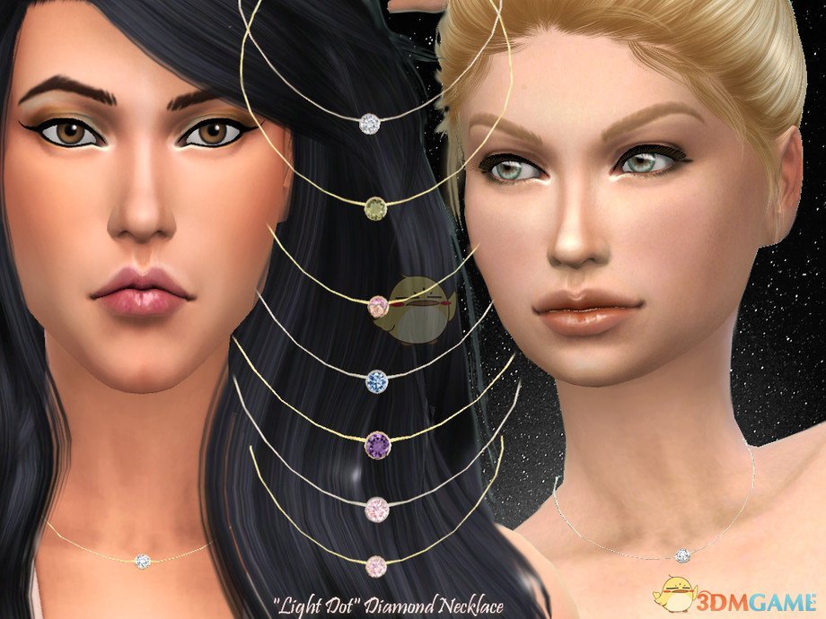 《模拟人生4》精致钻石圆环项链MOD