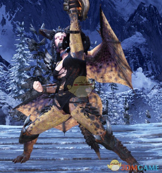 《怪物猎人：世界》歼世灭尽龙娘化套装MOD