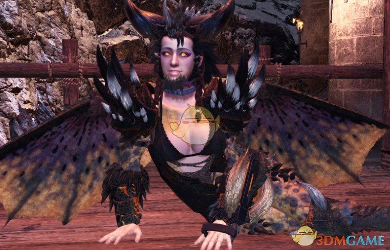 《怪物猎人：世界》歼世灭尽龙娘化套装MOD