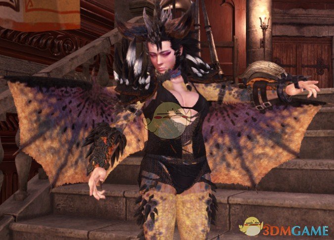 《怪物猎人：世界》歼世灭尽龙娘化套装MOD