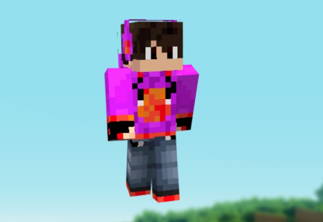 《我的世界》紫色嘻哈风皮肤MOD