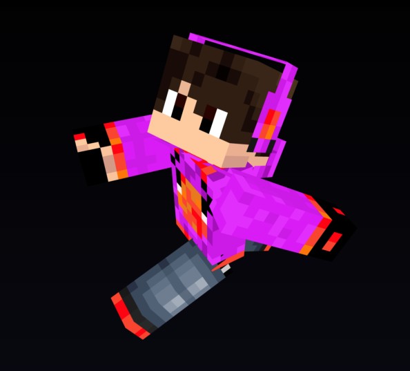 《我的世界》紫色嘻哈风皮肤MOD