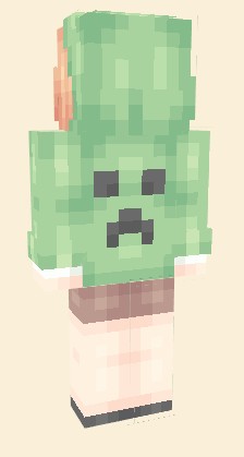 《我的世界》苦力怕兜帽外套皮肤MOD