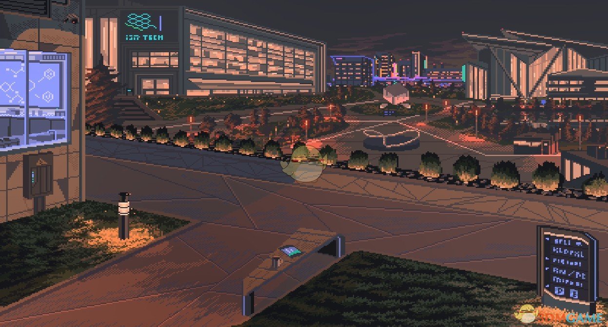 《Wallpaper Engine》像素风科技产业园动态壁纸