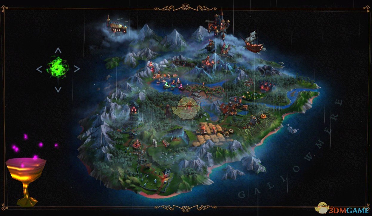 《Wallpaper Engine》骷髅骑士Gallowmere王国地图动态壁纸