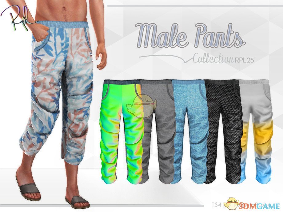 《模拟人生4》男士冬季长裤MOD