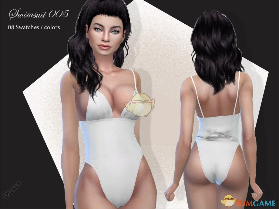 《模拟人生4》超性感皮质泳装MOD