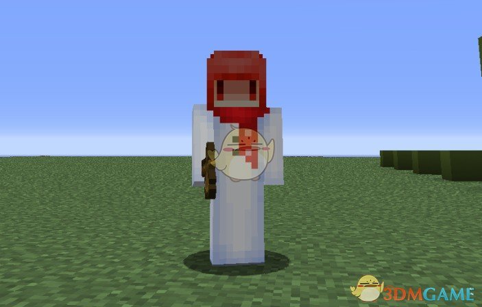 《我的世界》DNF女魔法师雪人像素头皮肤MOD