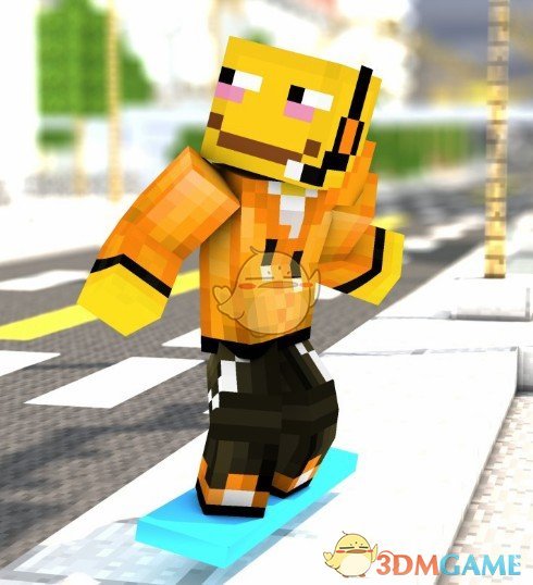 《我的世界》滑稽头少年皮肤MOD