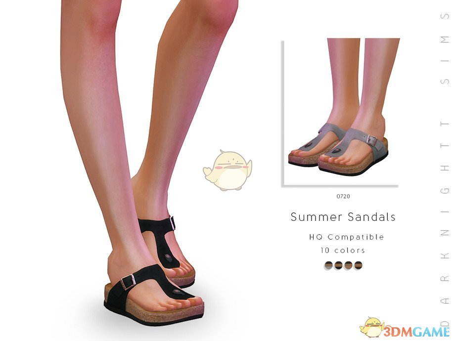 《模拟人生4》时尚夏季凉鞋MOD