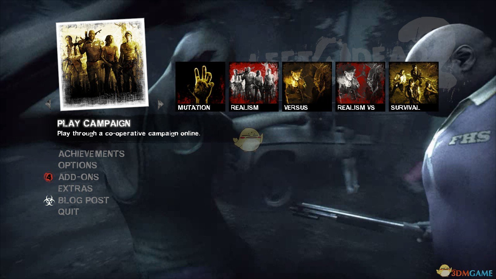 《求生之路2》新的菜单图标MOD