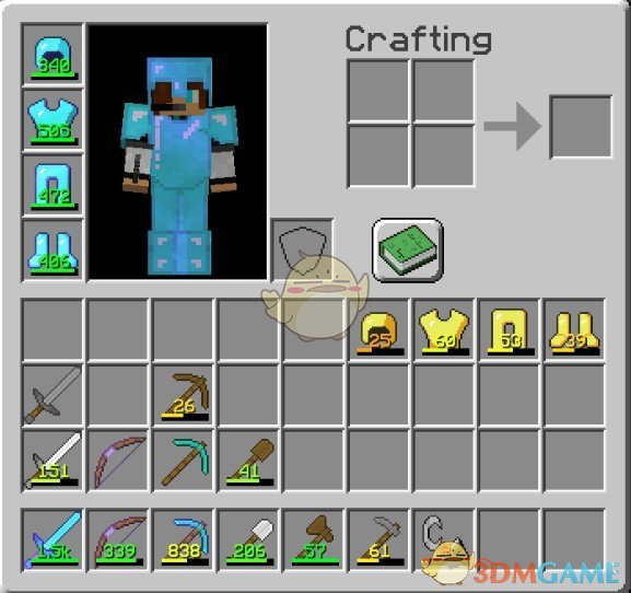 《我的世界》高版本耐久显示MOD