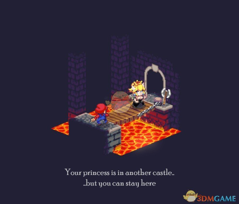 《Wallpaper Engine》像素风马里奥和库巴姬动态壁纸