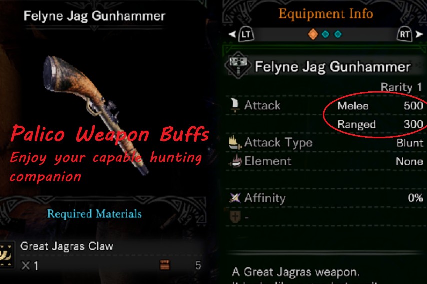 《怪物猎人：世界》超强艾露猫武器MOD