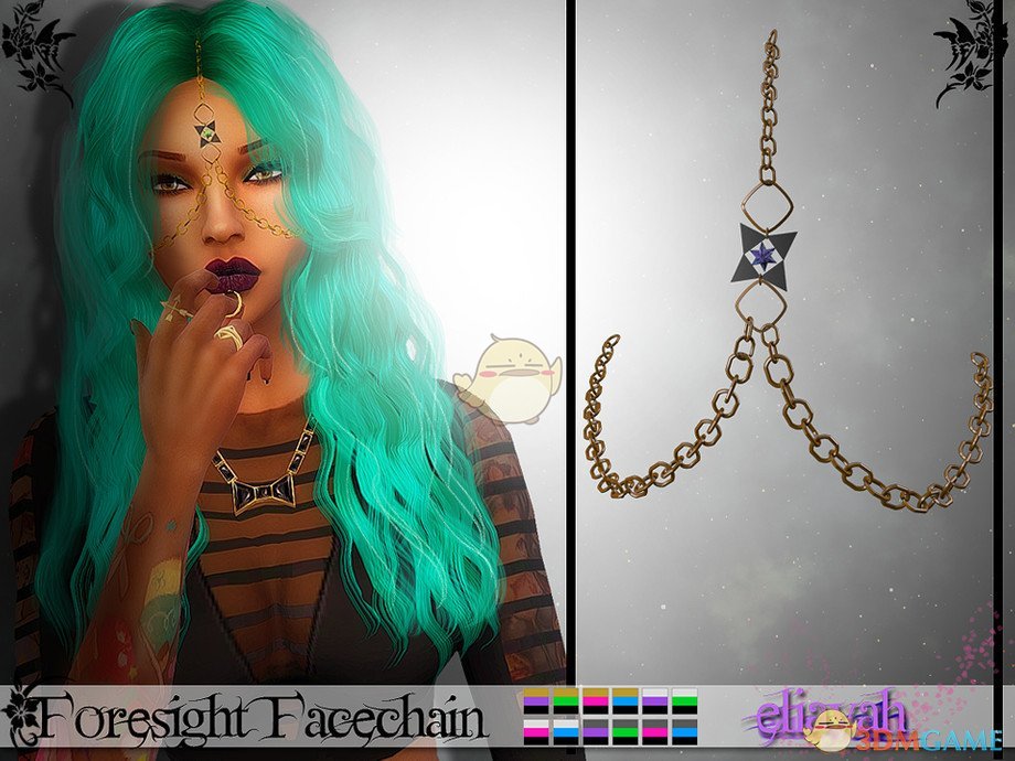 《模拟人生4》脸部另类项链MOD