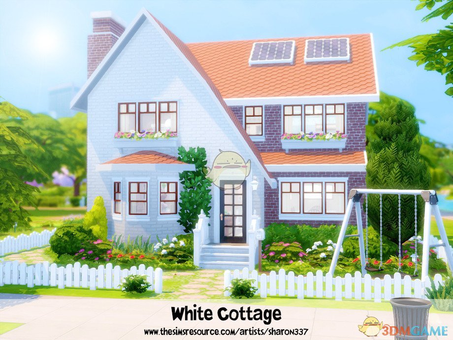《模拟人生4》白色温馨小屋MOD