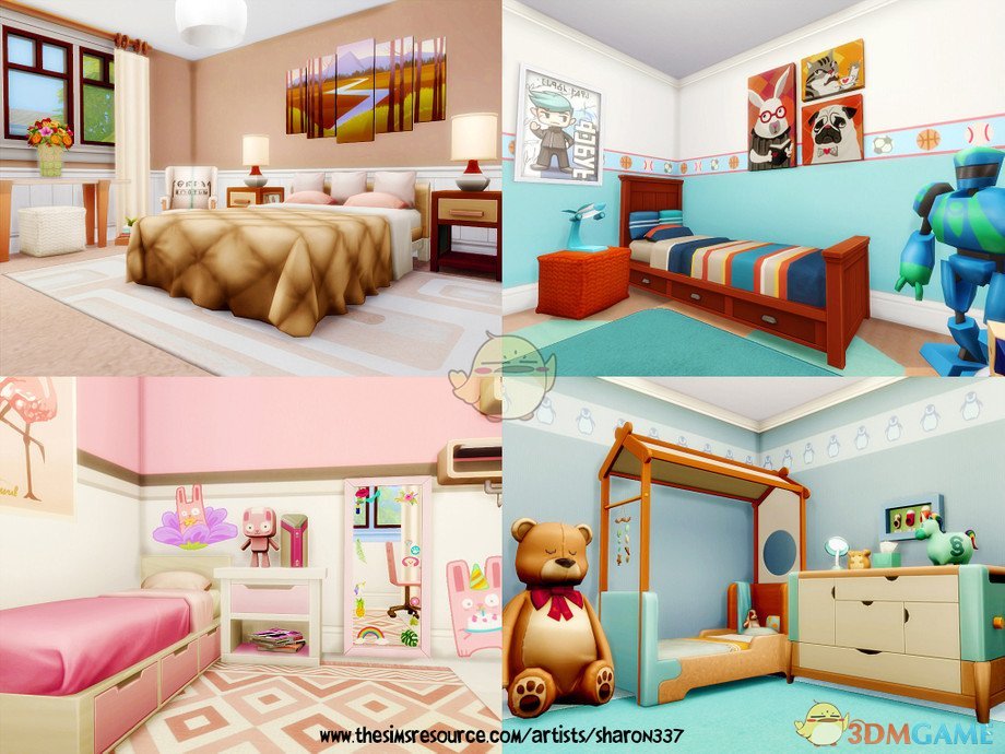 《模拟人生4》白色温馨小屋MOD