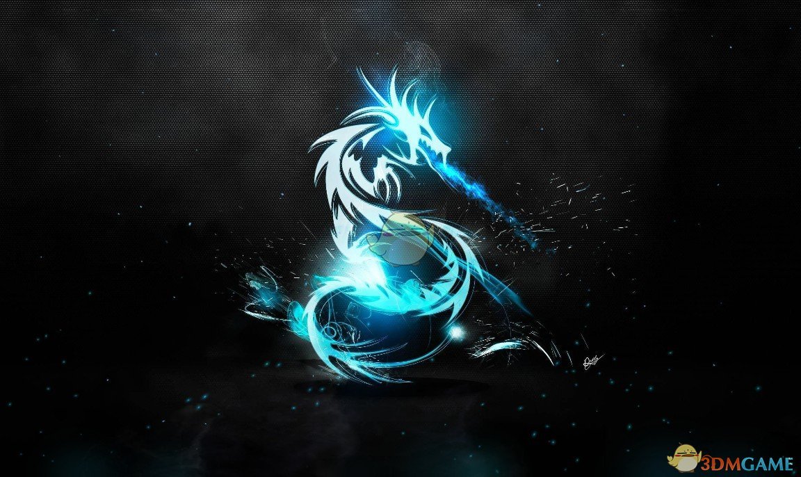 《Wallpaper Engine》流光龙炫酷标志动态壁纸