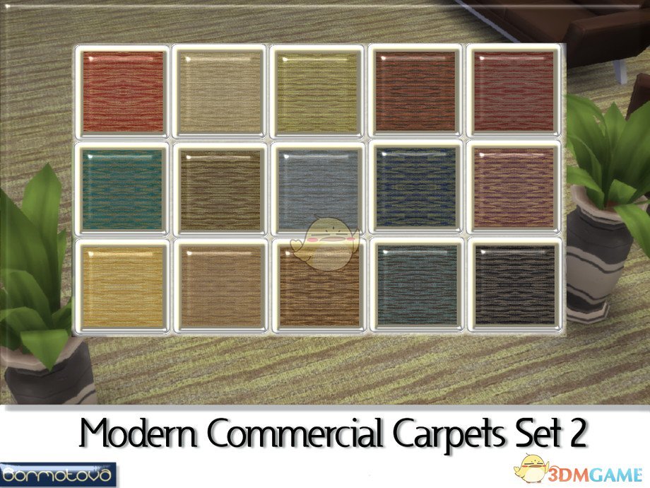 《模拟人生4》多款式现代地毯MOD
