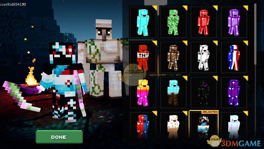 《我的世界：地下城》皮肤包MOD