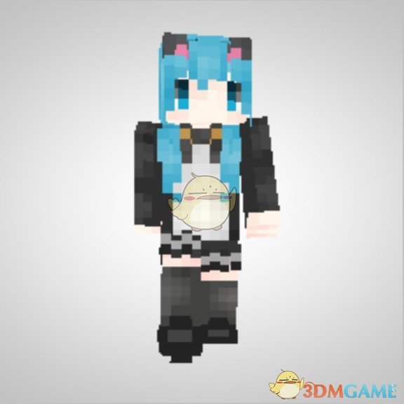 《我的世界》猫羽雫皮肤MOD