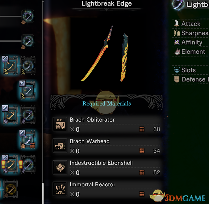 《怪物猎人：世界》所有武器免费制作MOD