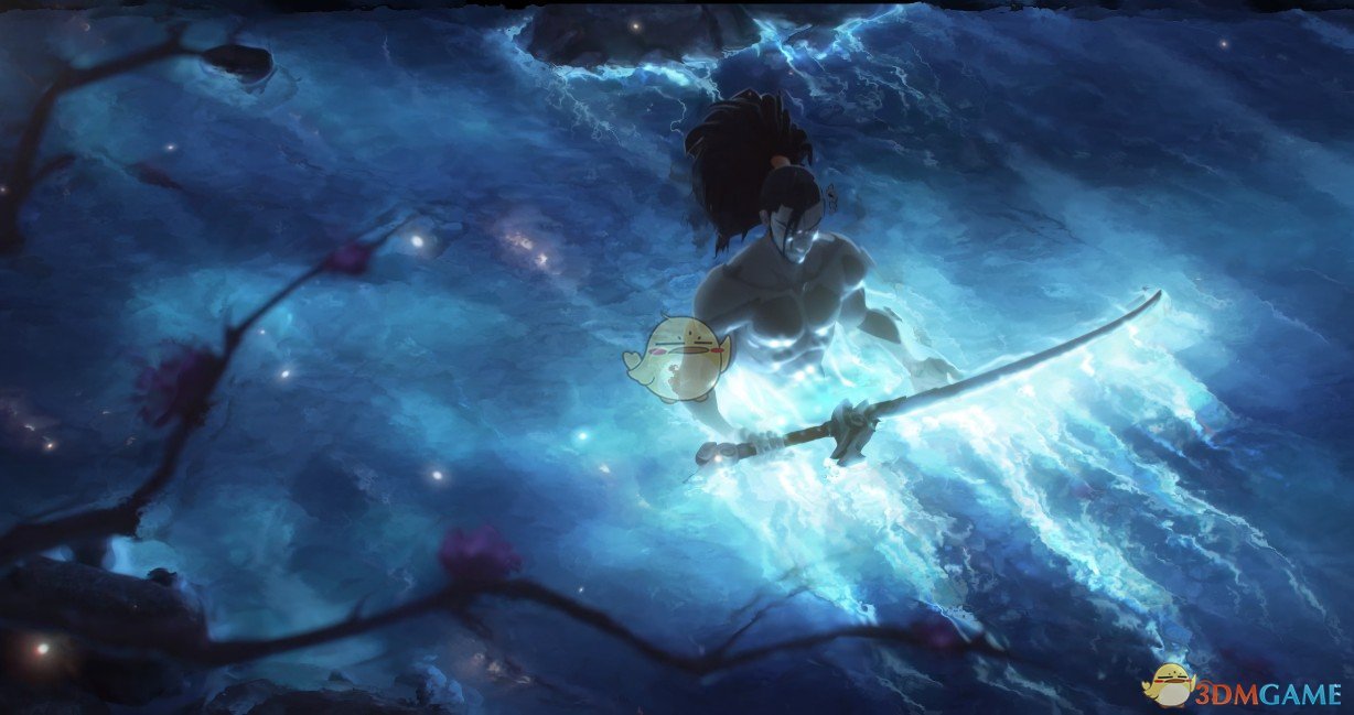 《Wallpaper Engine》亚索水中持剑CG动态壁纸