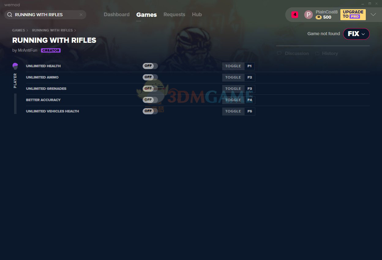 《小兵步枪》v1.77.2五项修改器[MrAntiFun]