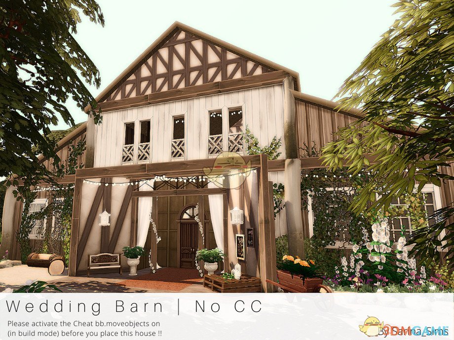 《模拟人生4》谷仓婚礼场地MOD