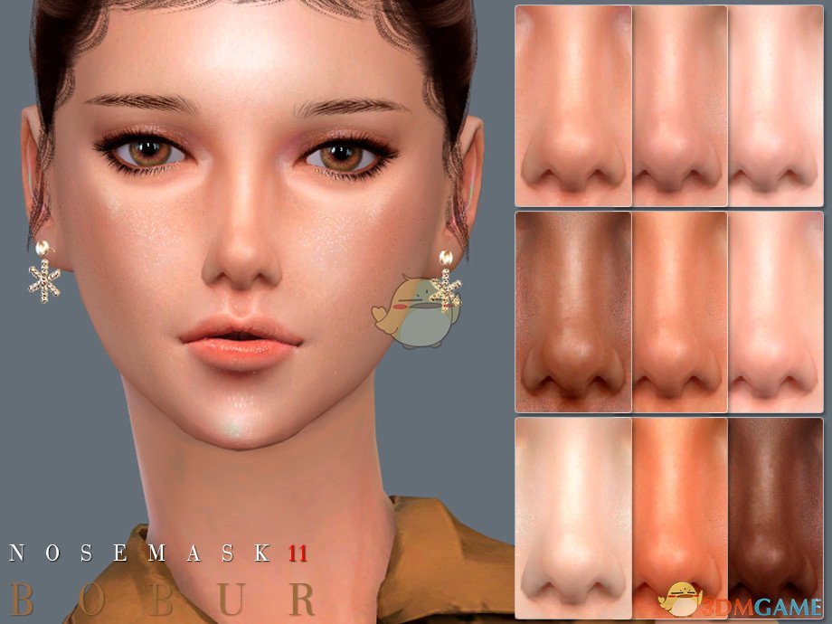 《模拟人生4》女性高挺鼻子MOD